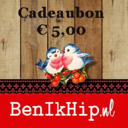Cadeaubon BenIkHip.nl 5 euro